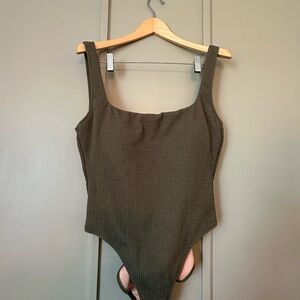 Olive Green swimsuit
